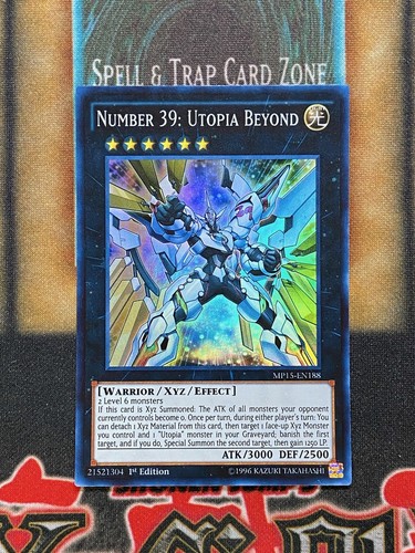 Number 39: Utopia Beyond MP15-EN188 YuGiOh 2015 Mega-Tin Mega Pack card