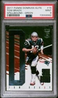 2017 Panini Donruss Elite Spellbound #15 Tom Brady Spellbound Green PSA 9