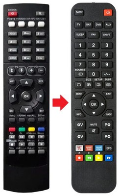 Fernbedienung geeignet für SKYBOX F3