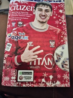 York City v Truro City 2025/26 Mint