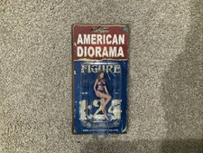 JULY PURPLE BIKINI GIRL AMERICAN DIORAMA 1:24 SCALE FEMALE GIRL 3" Figure