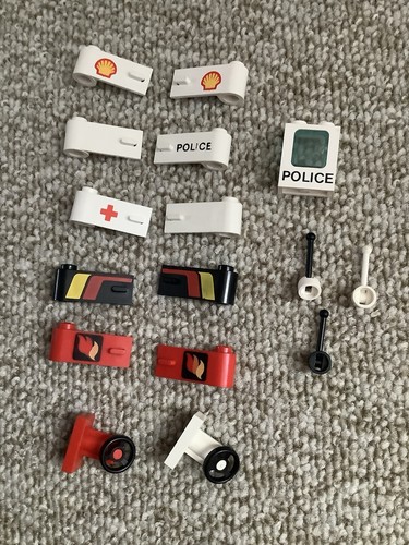 Lego Türen mit Aufdruck für Fahrzeuge Gebäude Lenkrad Schaltung