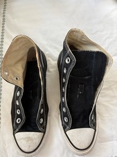 Vintage Men s Converse All Star Chuck Taylor Black White Canvas Shoes Size 6 US