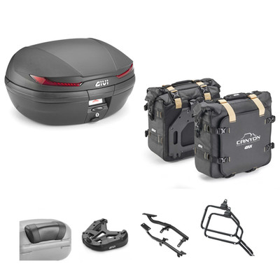 GIVI Kit Bauletto V45N With GRT720B Bags For Honda 750 NC X 2016-2017