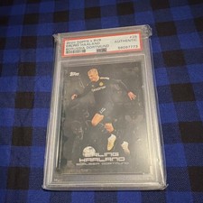 Topps Chrome Erling Haaland Borussia Dortmund  PSA Authentic