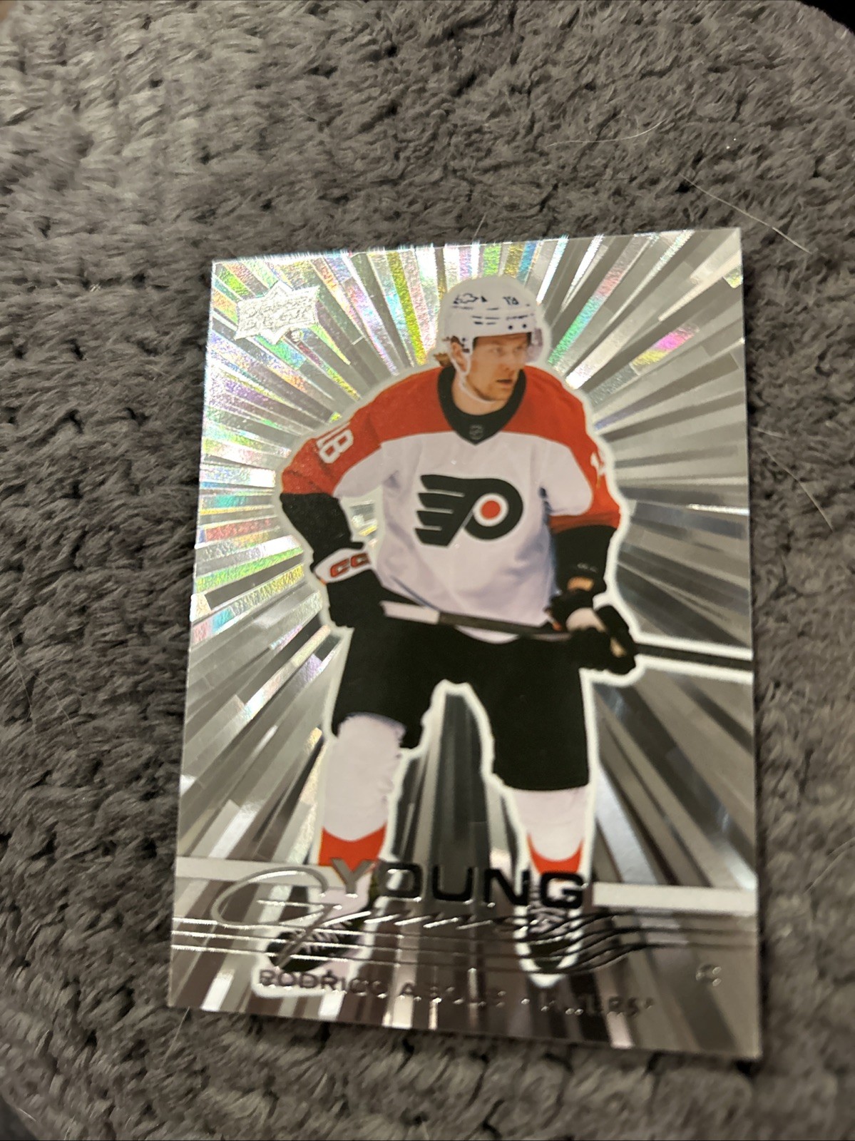 2025-26 Upper Deck Series 1 - Young Guns Rodrigo Abols #217 Outburst (RC)