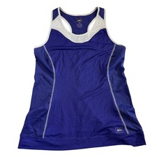 REI Womens Purple Racerback Mesh Activewear Tank Top Size M 877601