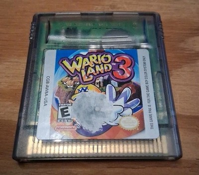 Wario Land 3 Nintendo Game Boy Color GBC Authentic Tested Cart CGB-AW8A-USA