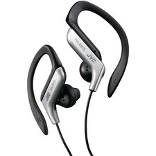 JVC HAEB75S Sports Clip Headphone Silver Standard Packaging