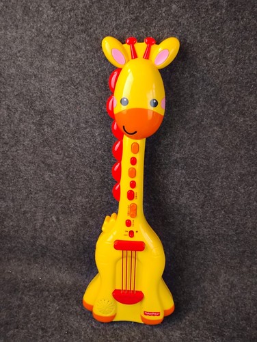 Fisher Price Musical Giraffe Guitar Toy Plays Music