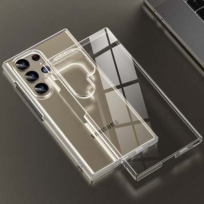 For Samsung S26 S25 Ultra S24 S23 S22 ShockProof Card Holder Hybrid Case Cover
