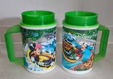 Walt Disney Parks Whirley Drink Works Travel Mug Plastic Cup Rapid Fill Set Of 2