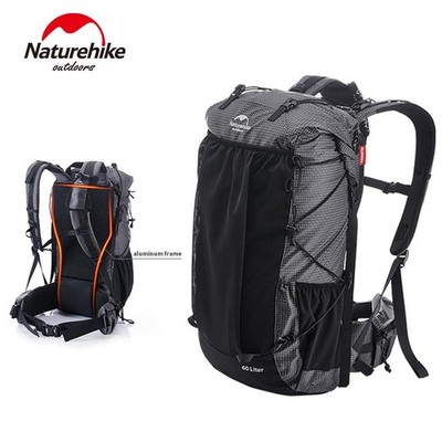 Naturehike Ultralight Backpack 60+5l/40l with Frame Waterproof Travel Bag Large