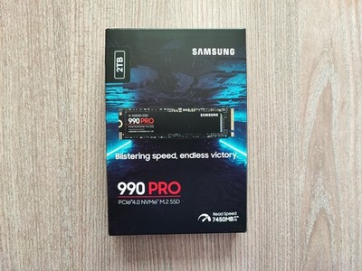 Samsung SSD 990 Pro 2TB / NVMe M.2 / PCIe 4.0 / MZ-V9P2T0BW /  NEU&OVP 