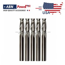 New 5 PCS - 1/8" 4 FLUTE CARBIDE END MILL - TiALN COATED USA