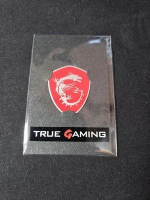 New MSI True Gaming Red Dragon Shield Logo Badge Sticker Decal - Bild 1 von 4