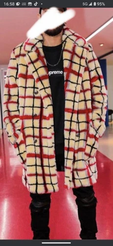 Manteau long en fourrure suprême