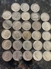 Lot of 28 - U.S. 90% Silver Roosevelt Dimes pre 1964 $2.80 Face