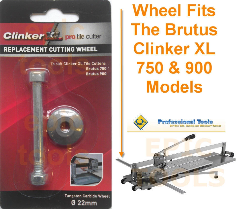 VITREX BRUTUS BRUTUS CLINKER XL PRO Tile Cutter/Cutting Replacement Spare Wheel 750mm & 900mm