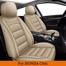 Durable Car 5-seat Covers For Honda Civic 2003-2015 Pu Leather Protector Pad Durable Car 5-seat Covers For Honda Civic 2003-2015 Pu Leather Protector Pad