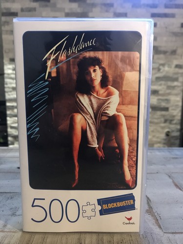 Flashdance 500 Teile Puzzle-Retro Look in Blockbuster VHS Case Cardinal Games - Bild 1 von 4