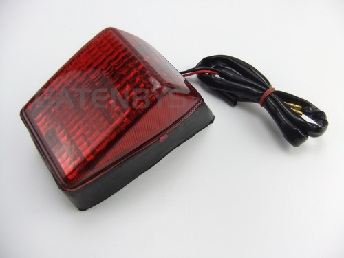 Fanale posteriore posteriore universale moto completo freno stop personalizzato Enduro Trail - Foto 1 di 11