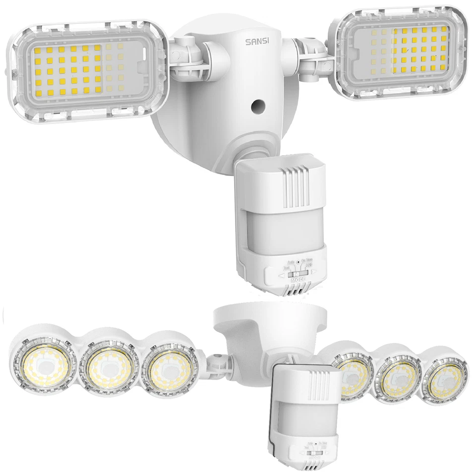 SANSI Motion Sensor Light Outdoor 10,000LM LED Security Wall Mounted Floodlight  - Image 4 of 4