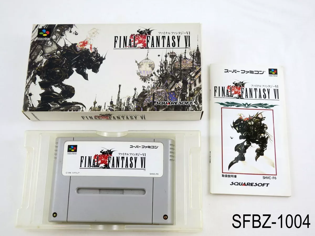 Final Fantasy VI (Super Nintendo Entertainment System, 1994) - Japanese  Version for sale online