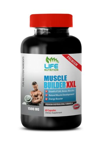 Weight Reduction Pills - Muscle Builder XXL 1500mg - L-Arginine Supplement 1B
