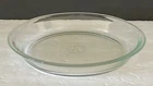 Pyrex Pie Plate Baking Dish Corning #209-19 Glass Pan 10” 23 cm Clear Vintage
