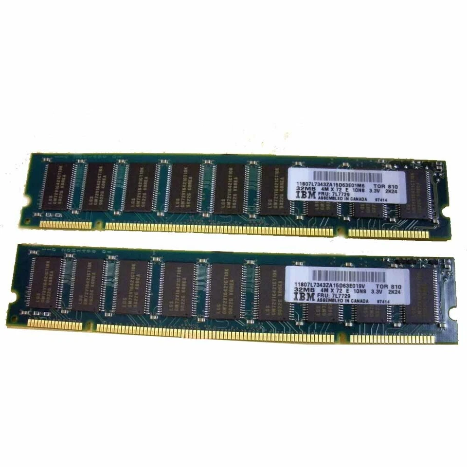 IBM 4107 Memory 64MB Kit SDRAM Dimms - Image 2 of 2