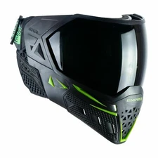 Empire EVS Mask - Black / Lime Green - W/ Thermal Clear & Ninja Lens - Paintball