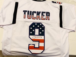 justin tucker signed jersey