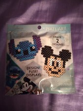 Disney 100 Pixel Art Mickey Mouse Stitch Melty Beads NIP