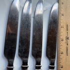 Hampton Silversmiths Concierto Pat. 048 Satin Stainless Lot of 4 Dinner Knives — photo 8