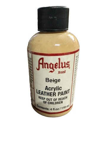 Angelus Acrylic Leather Paint - Beige 4 Oz