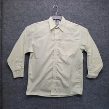 Jos A Bank Stays Cool Shirt Mens 16 Green Button Up Long Sleeve