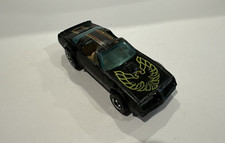 1977 Vintage Hot Wheels Hot Bird Pontiac Firebird Trans AM Black - Hong Kong