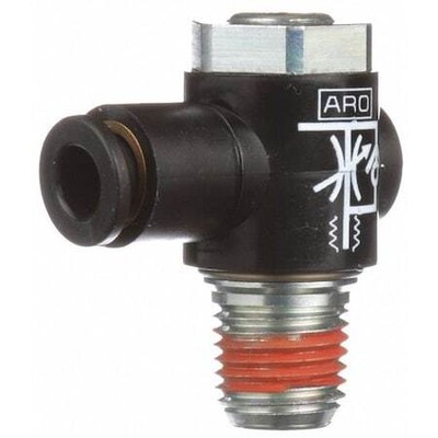 Aro 119309-375 Cylder Port Flow Control, 3/8, Mnpt Xtube