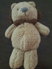 Carters Just One You Lion Plush Tan Gray White Stripe Rattle Crinkle Baby Lovey