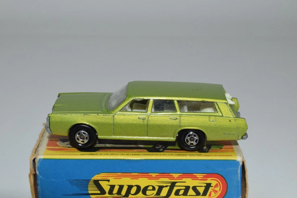 B8 1:60 3INCH 3 INCH MATCHBOX SUPERFAST 73 MERCURY COMMUTER NMIB - Photo 3/4