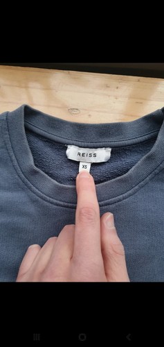 Blue Reiss mens sweatshirt xs - Picture 3 of 9
