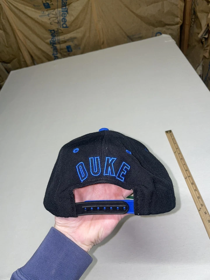 VINTAGE Duke Blue Devils Zephyr Wool Snapback The Z Hat Block Head Big Logo - Image 3 of 4