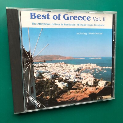 BEST OF GREECE Vol. II Folk Laiko Rebetiko CD Athenians Kriteos Romiosini Terzis