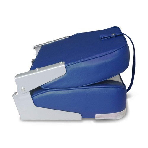 Paquete de 2 asientos de barco marino acolchados con respaldo bajo silla de pesca plegable asientos de cubo - Imagen 3 de 75