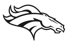 Denver Broncos NFL Vinyl Decal Window Laptop Any Size Any Color