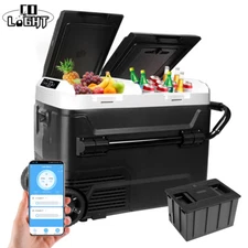 42L/50L Electric Cooler Portable Car Fridge Refrigerator Camping Dual Freezer