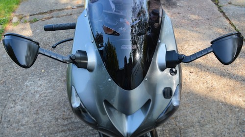 Extensores de espejo Kawasaki Ninja ZX12R 2006-18 ZX14 ZZR1400 ZX-14 ZZR 1400 ZX-12R - Imagen 4 de 12