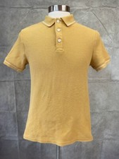 Goodfellow  Co. Men's Yellow Polo Shirt Short Sleeve Size M