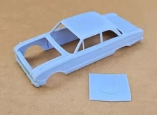 ABS-LIKE RESIN 3D PRINTED 1/25 1962 FORD FALCON COUPE BODY WITH STOCK HOOD